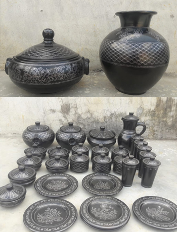काली मिट्टी के बर्तन